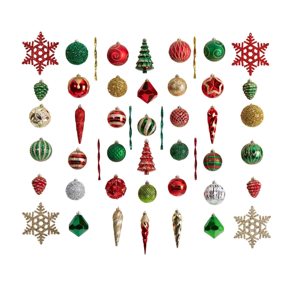 Picture of Nearly Natural D1042 4 lbs Shatterproof Ornament Pack&#44; Multi Color - 70 Piece