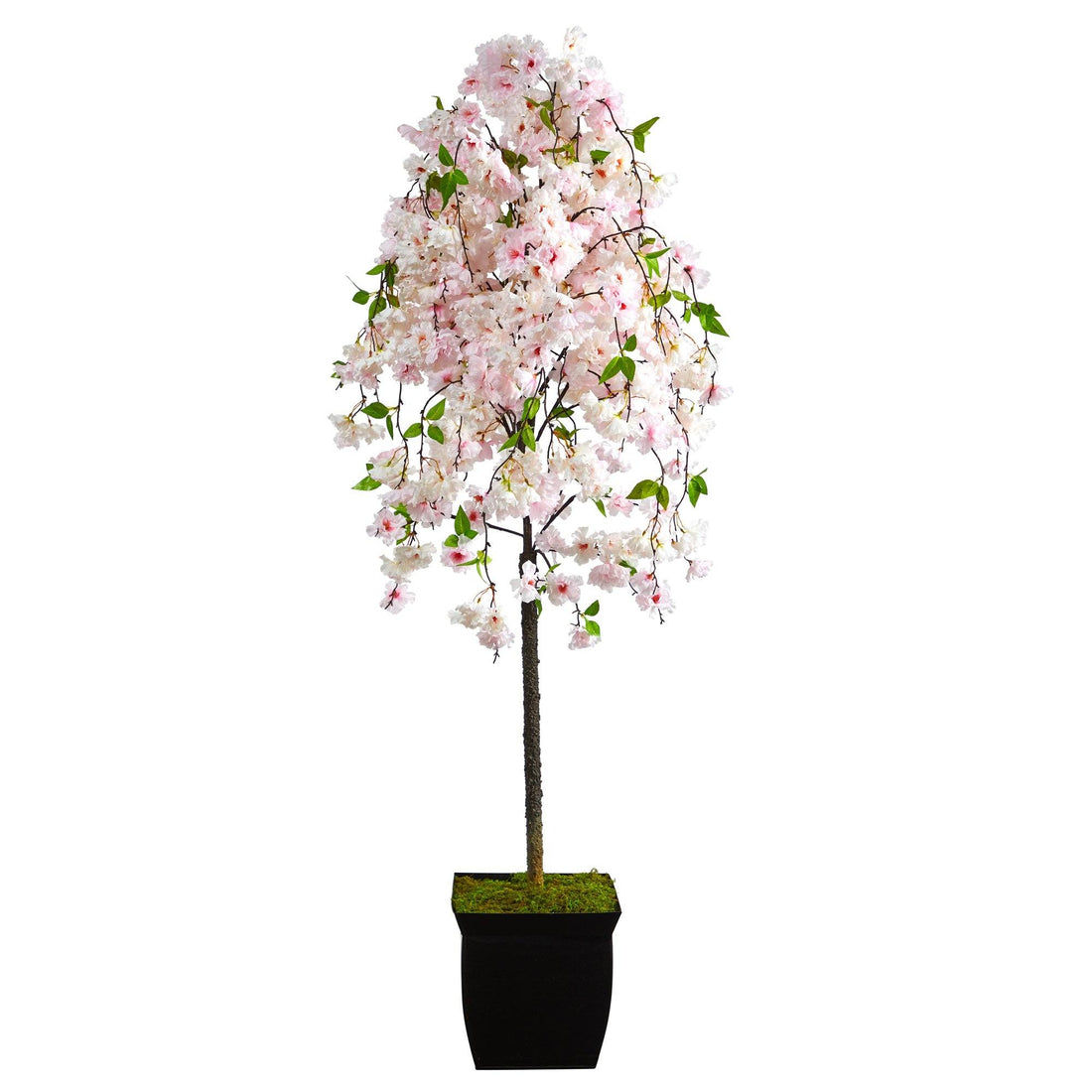 Picture of Nearly Natural T2589 70 in. Cherry Blossom Artificial Tree in Black Metal Planter