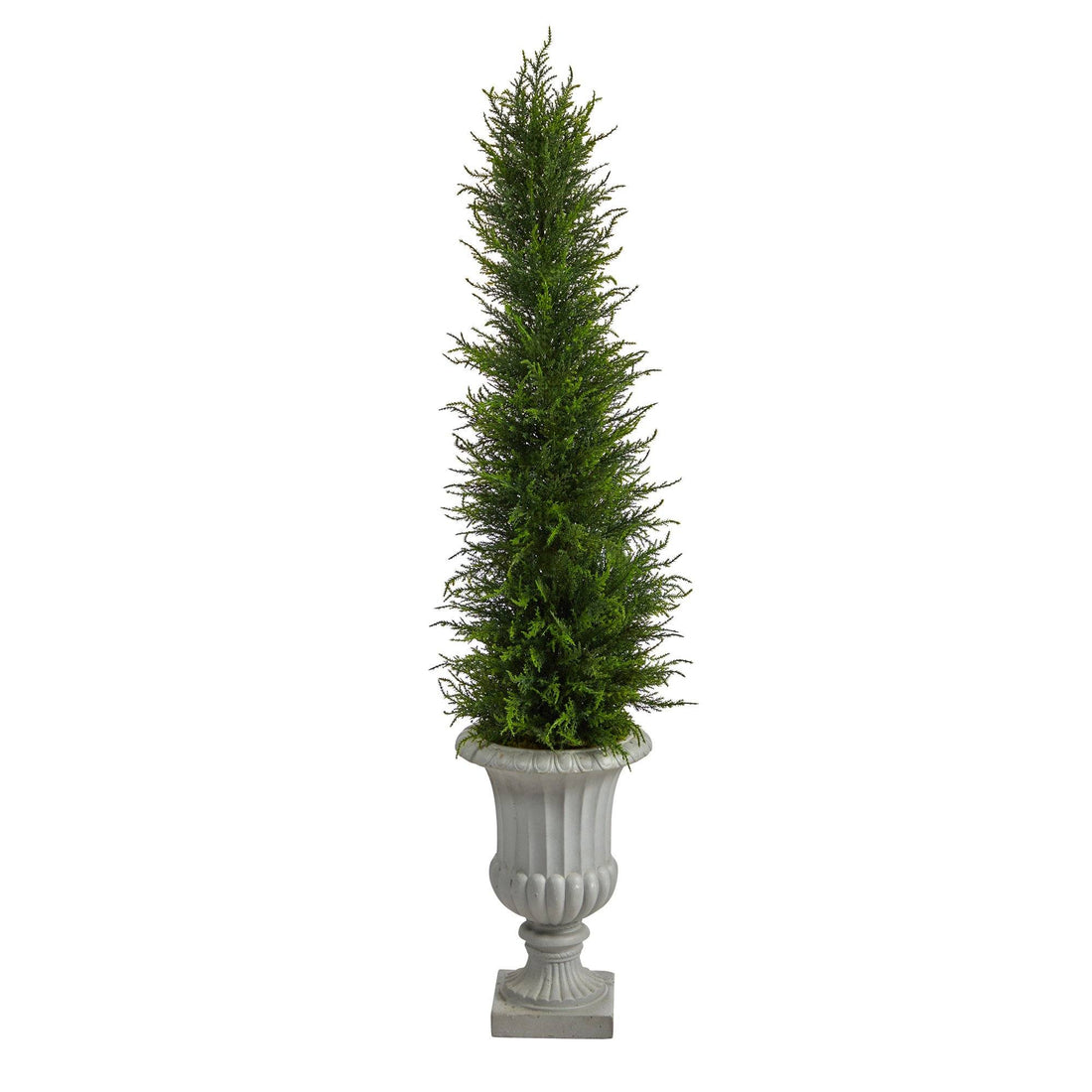 Picture of Nearly Natural T2605 4.5 ft. Cypress Indoor & Outdoor UV Resistant Tree in Urn