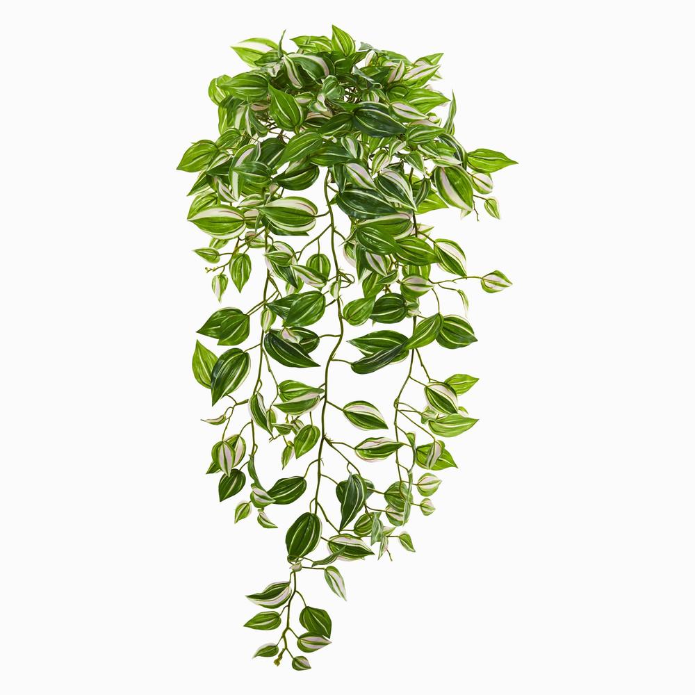 Picture of Nearly Natural 6192-S2 32 in. Wandering Jew Hanging Artificial Plant - Set of 2