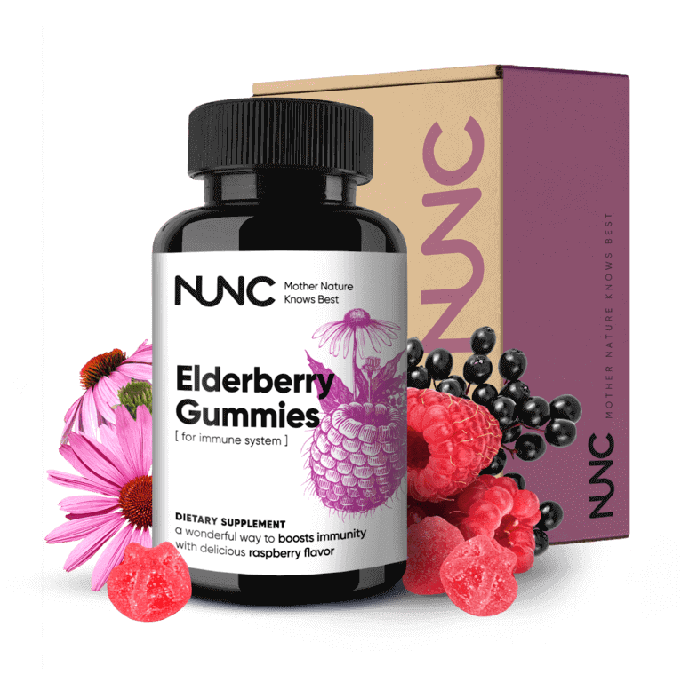 Picture of Nunc 669356443628 200 mg Elderberry Gummies