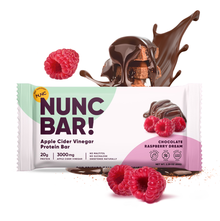 Picture of Nunc 669356443925 Cookies N Cream Flavor Protein ACV Bar - Pack of 12