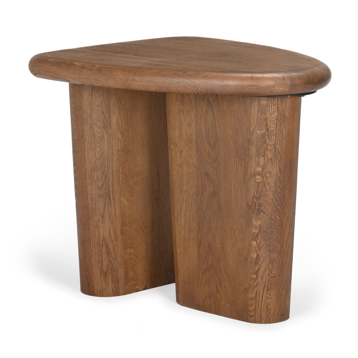 LVR00267 25.5 in. Laurel Side Table, Brown