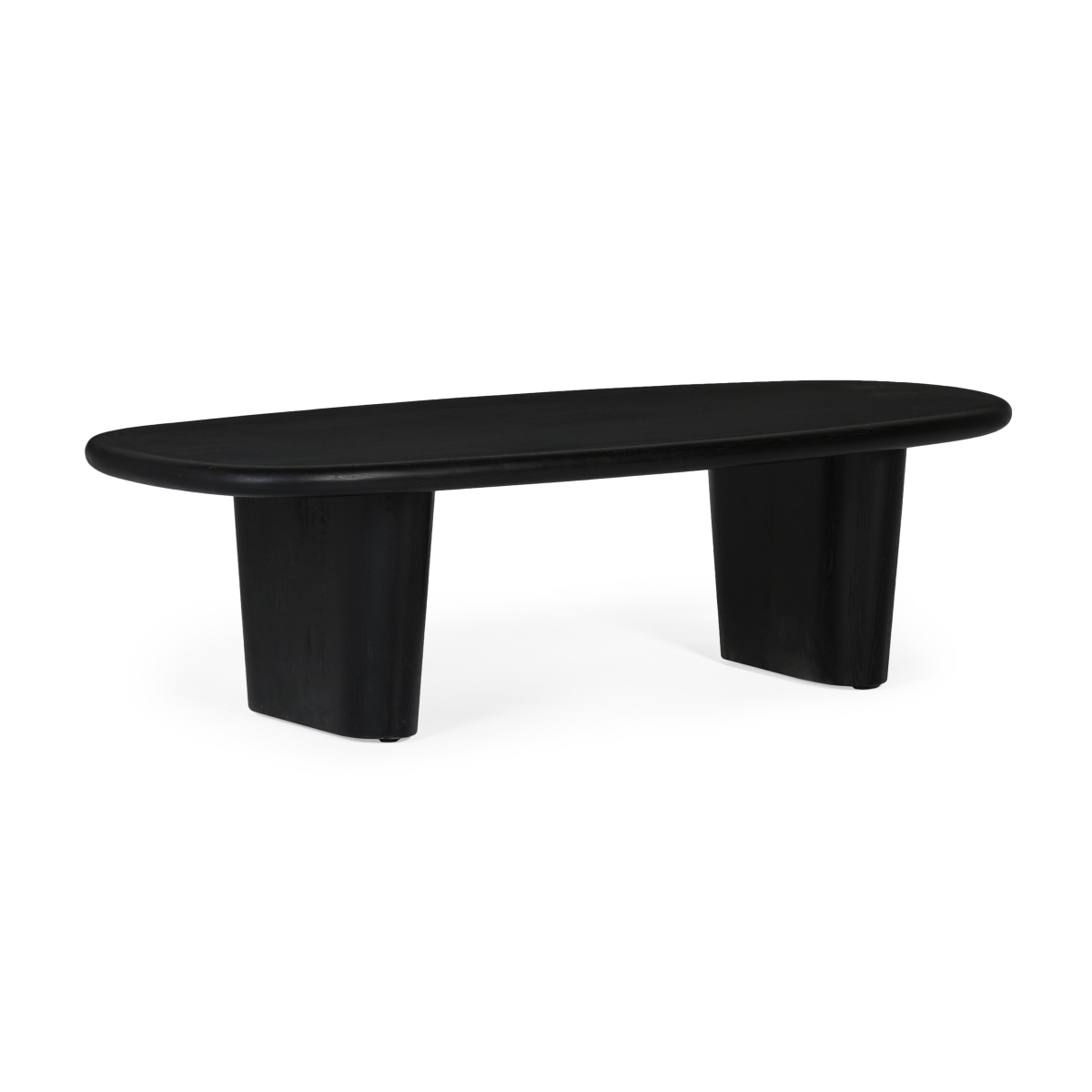 Laurel Coffee Table, Charcoal Oil Finish