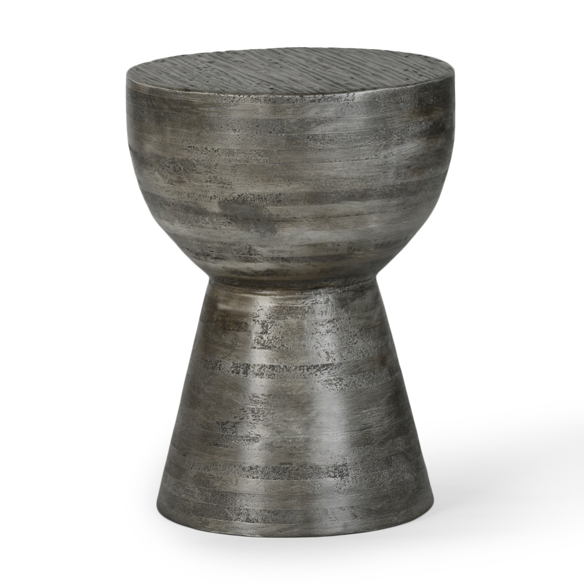 Hewn Side Table, Weathered Grey Finish - Medium