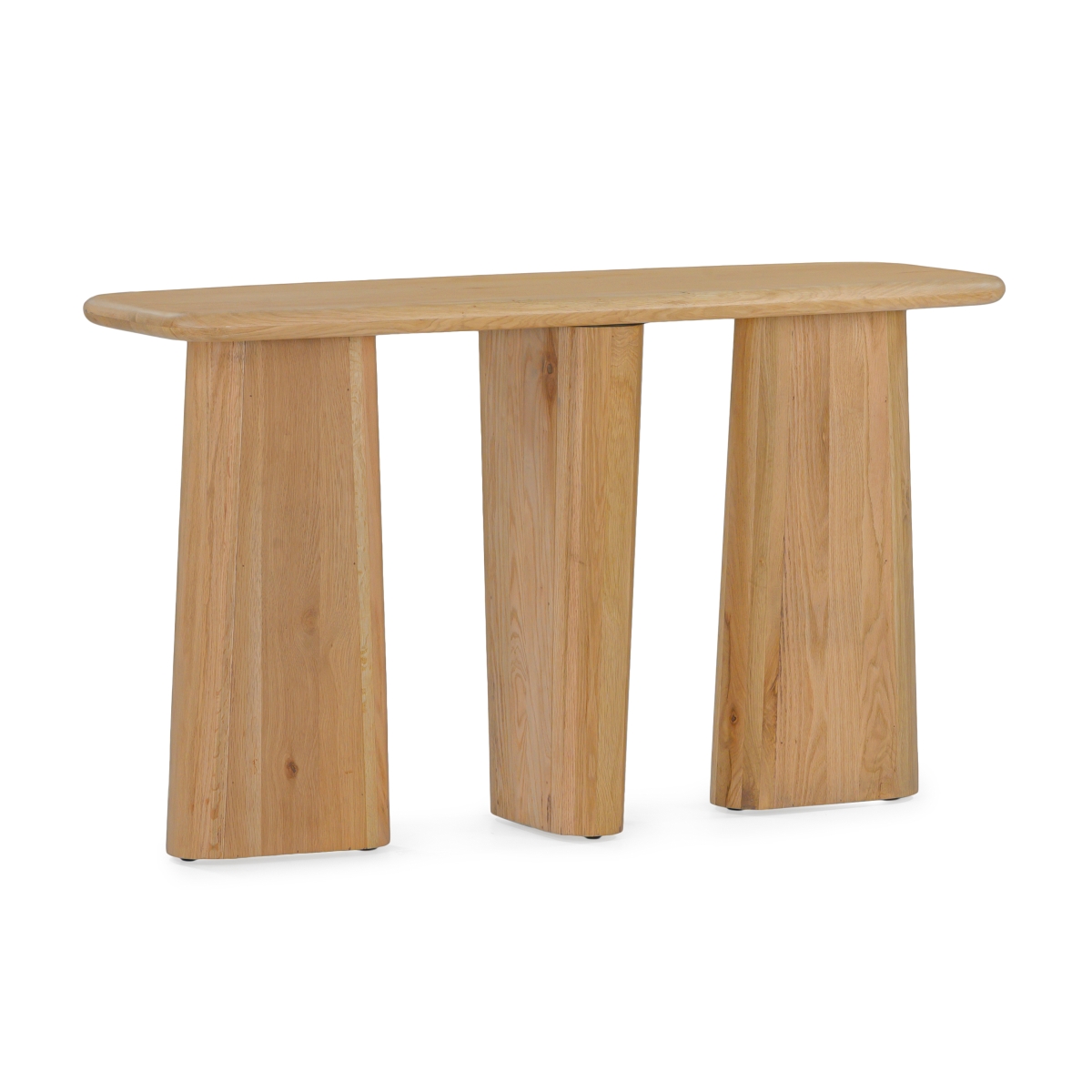 Laurel Console Table, Natural Oil Finish