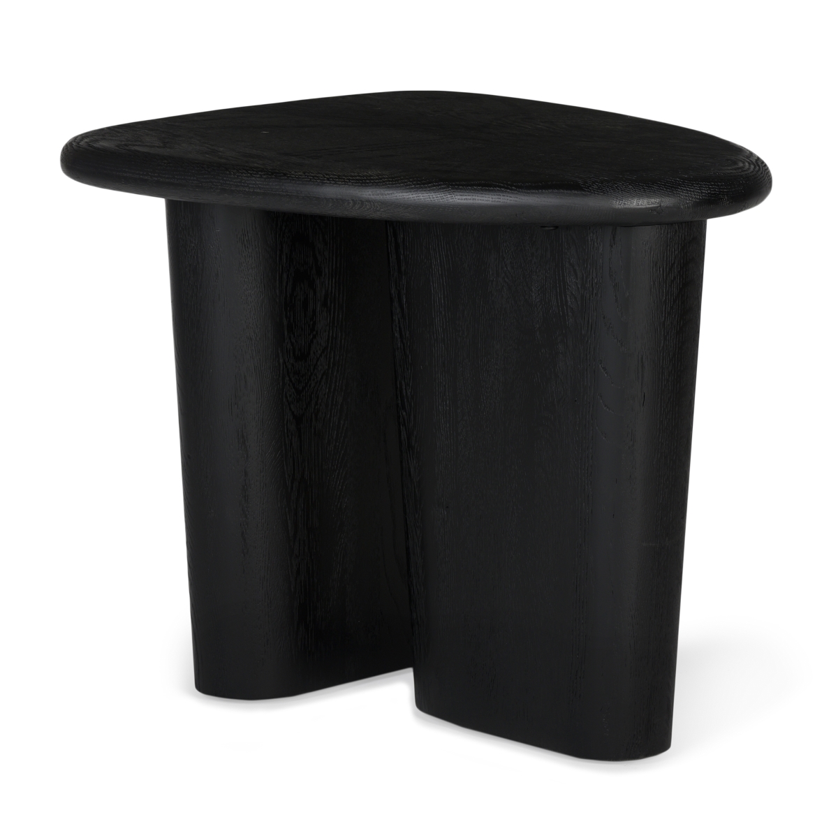 Laurel Side Table, Charcoal Oil Finish