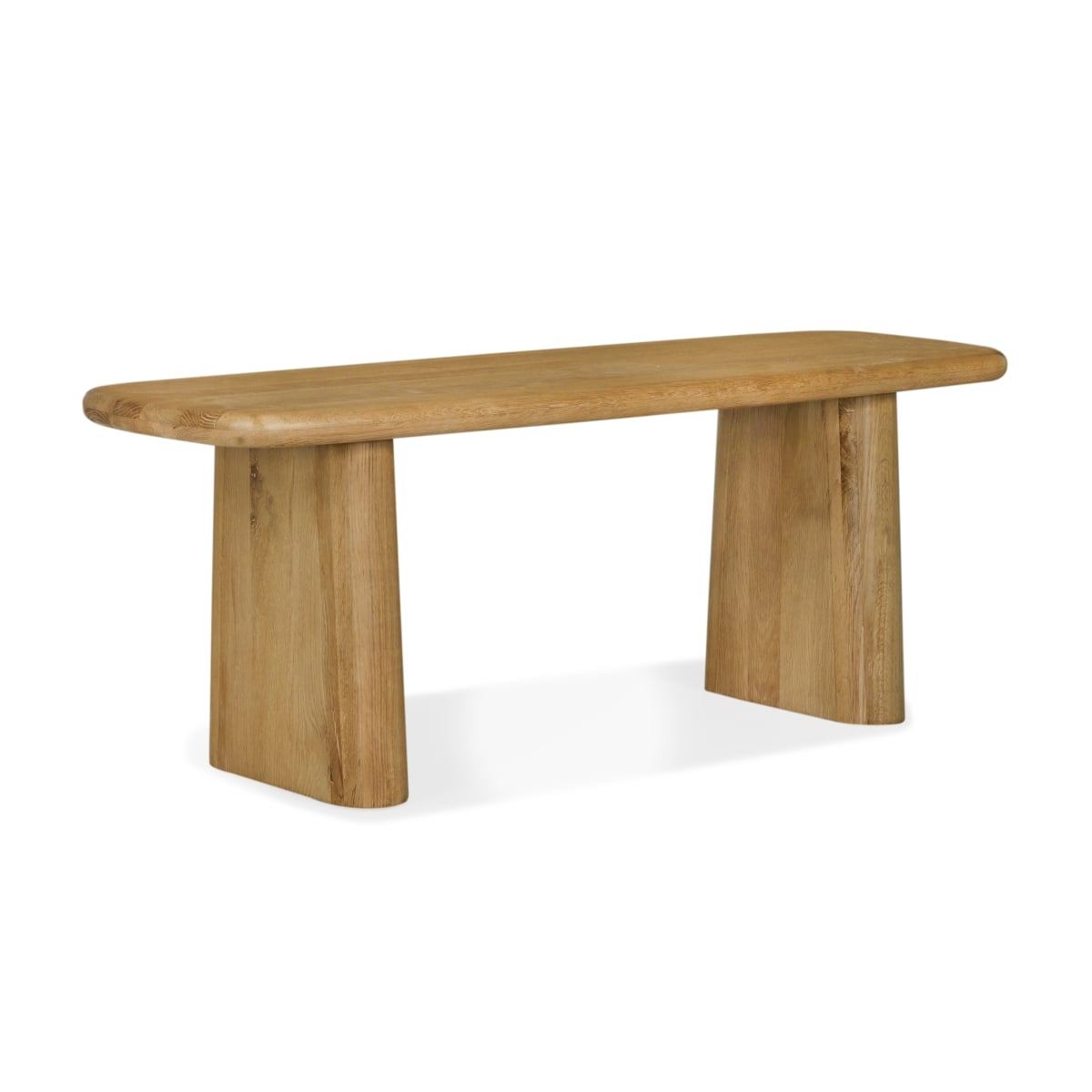 Laurel Dining Bench, Natural Oil Finish