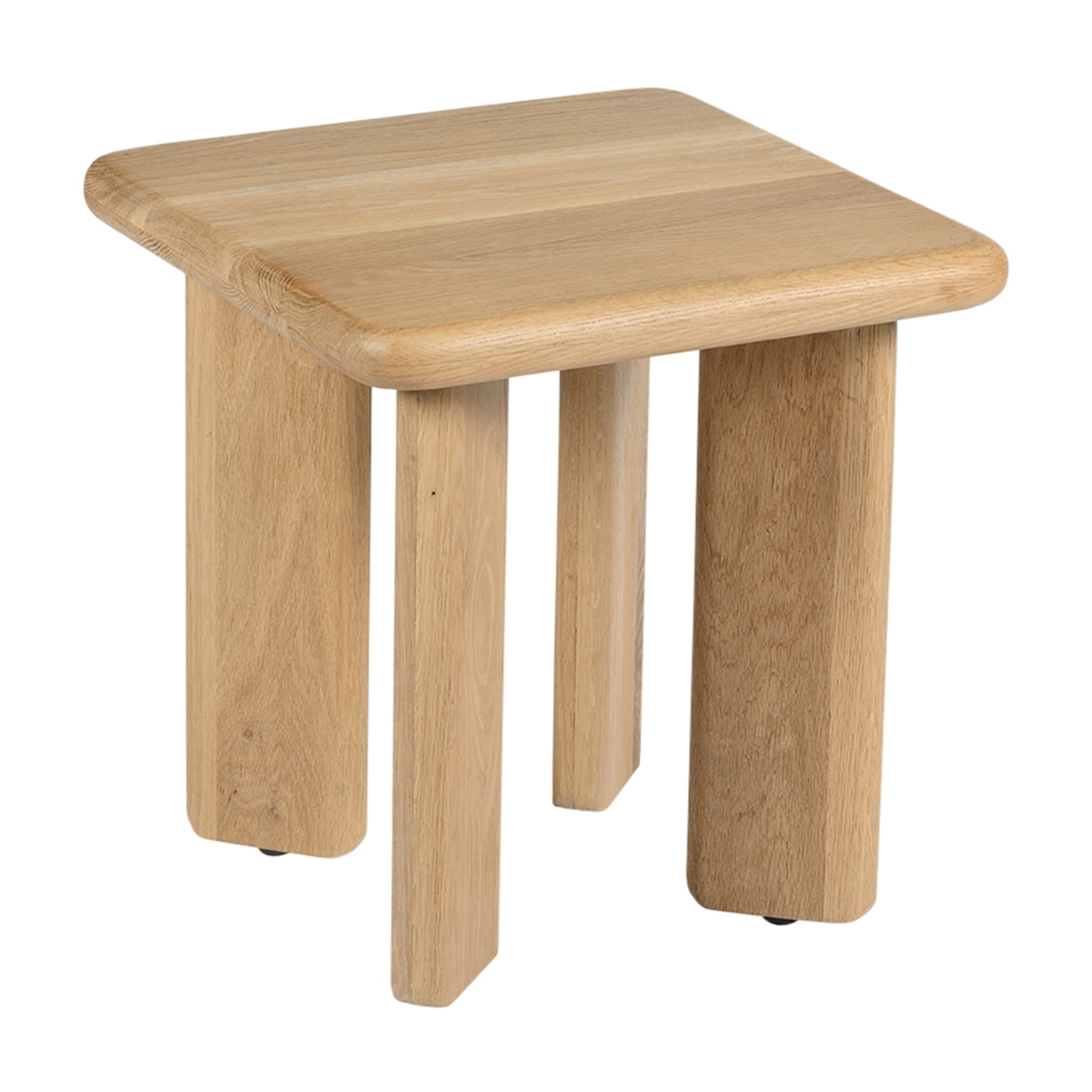 DIN00223 18 in. Laurel Oak Wood Stool