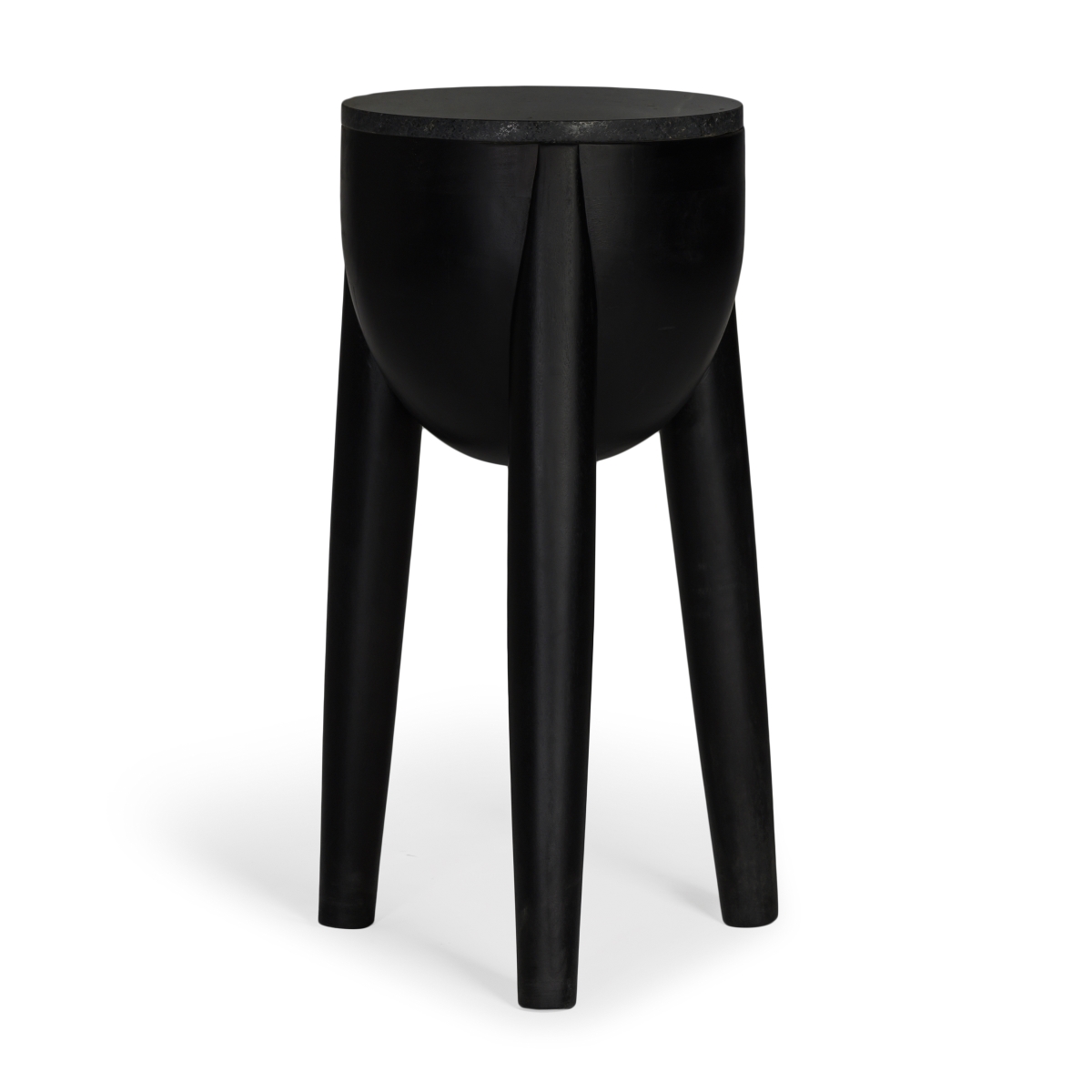 LVR00559 26.75 in. Stance Accent Table Tall, Charcoal