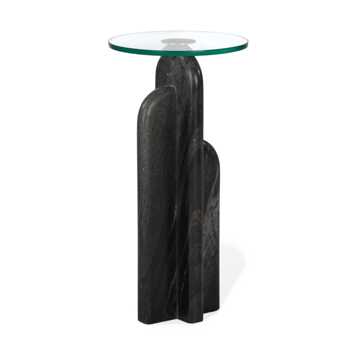 LVR00582 24.5 in. Archway Drink Table, Black