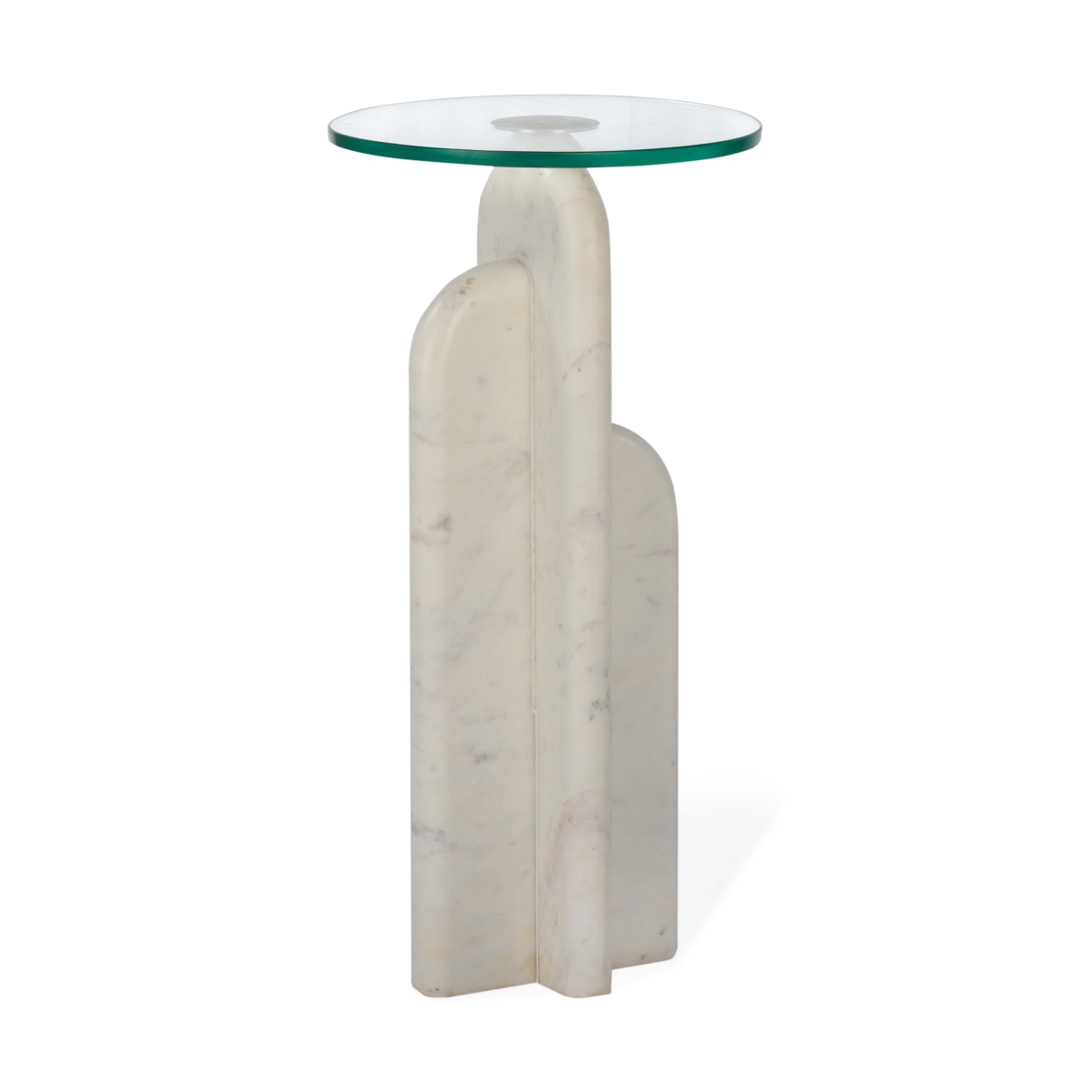 LVR00591 24.5 in. Archway Drink Table, White