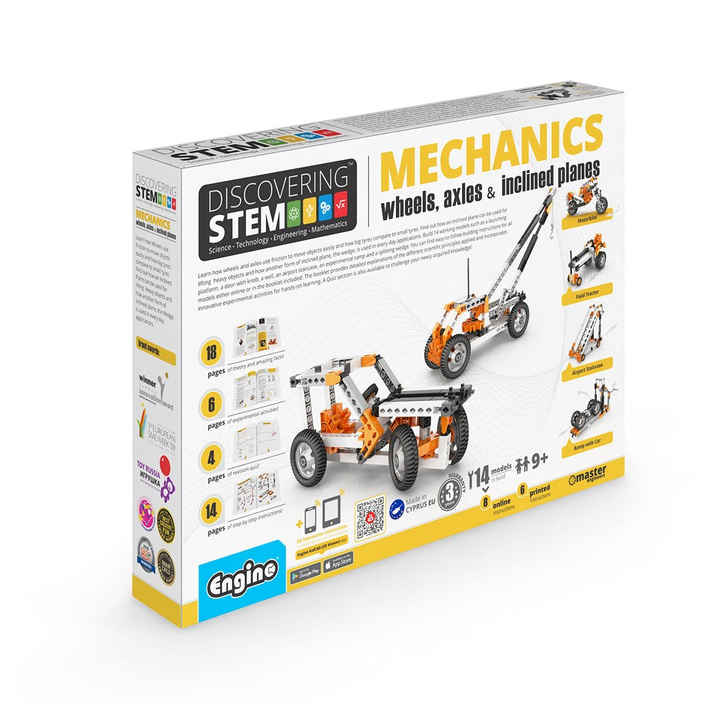 Picture of Engino STEM02 Wheels&#44; Axles & Inclined Planes Stem Mechanics