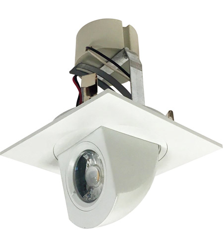 Picture of Nora Lighting NLCBC-487030XMPW-A 4 in. Cobalt Elbow Square Retrofit - 800lm - 3000K - Matte Powder White