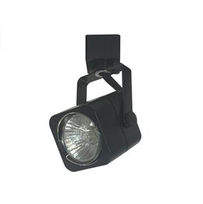 Nora Lighting NTH-682B Die Cast Cube with NTH Track Adapter without XFM, Black