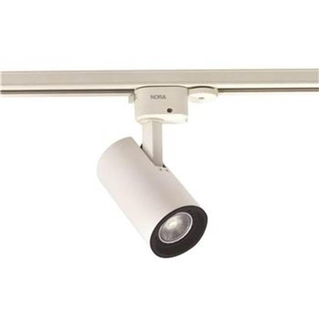 Picture of Nora Lighting NTH-910W Architectural Cylinder GU10 MR16 Track Fixture, White
