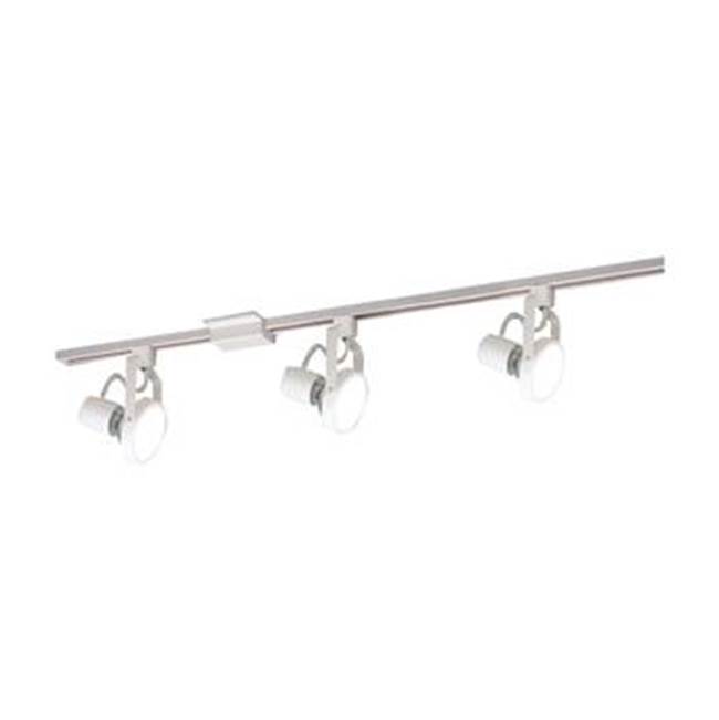 Nora Lighting NTL-158S PAR30 Line Voltage Gimbal Ring Track Pack, Silver -  NoraLighting