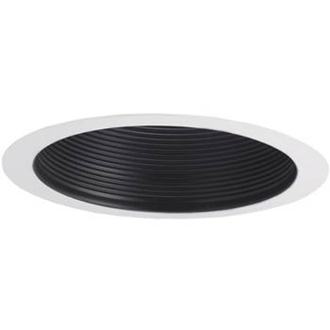 Nora Lighting NTM-716WAL 6 in. Air-Tight Aluminum Shallow Baffle Cone, White