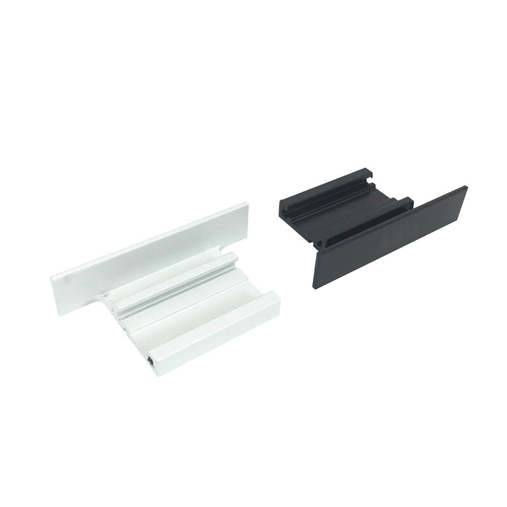 Nora Lighting NTRT-18W 1 or 2 Circuit Dead End Piece for Recessed Track Housing, White