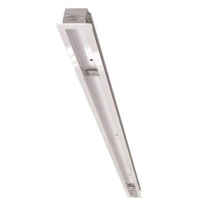 4 ft. Recessed Track Housing, White