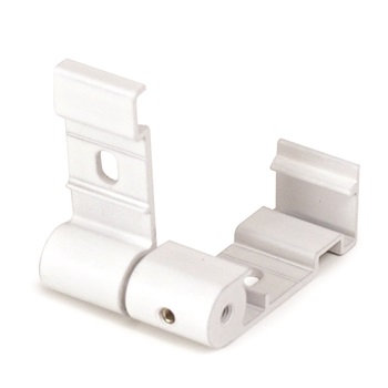 Nora Lighting NUA-909W 0-90 deg Adjustable Mounting Bracket, White - 2 Piece