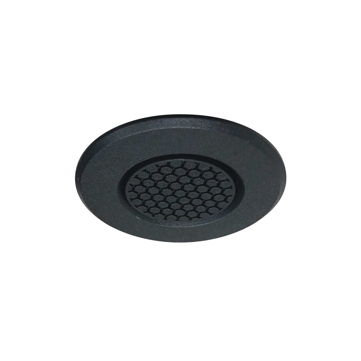 Nora Lighting NM1-RAIHECB 1 in. Round M1 Hex Cell Louver Trim, Black