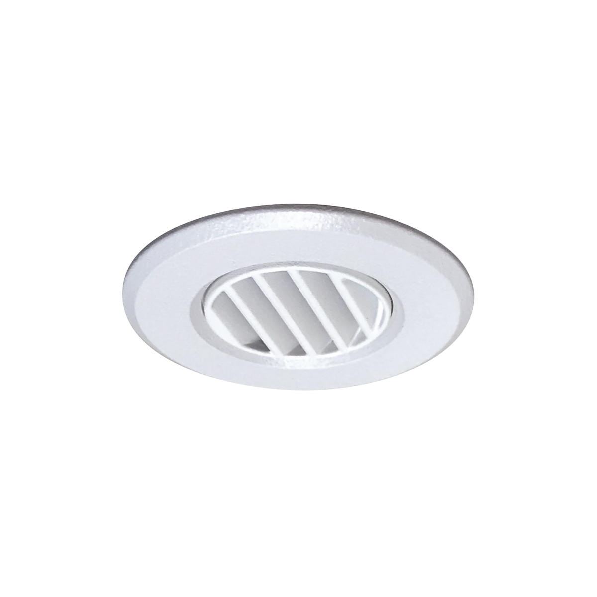 Nora Lighting NM1-RLOUVW 1 in. Round M1 Louver Trim, White