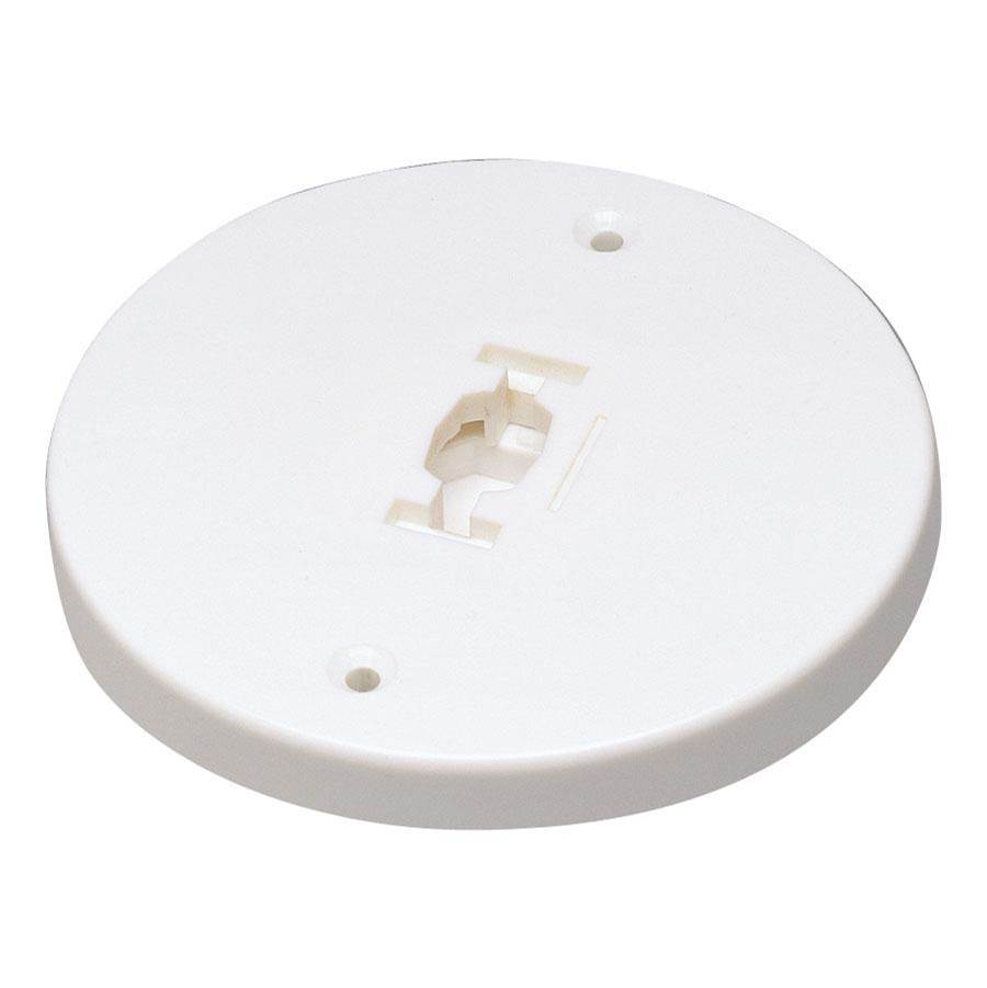 Nora Lighting  Monopoint Canopy for Line Voltage Track Head, Silver