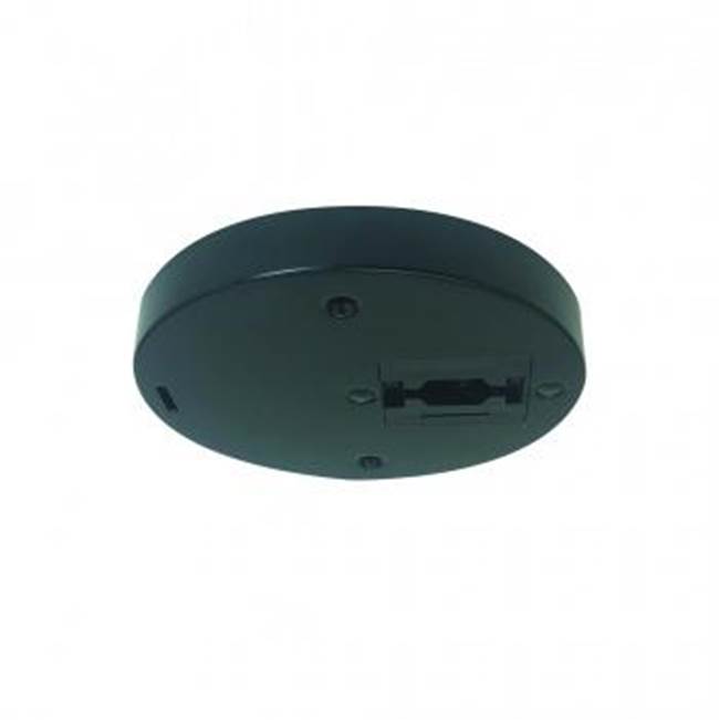 Nora Lighting NT-379W Round Monopoint Canopy for Aiden Track Head NTE-850, White