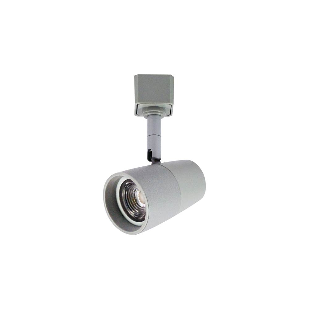 Nora Lighting  10 watts 27K Spot & Flood Beam Spread Mac LED Track Head, Silver - 700 Lumen