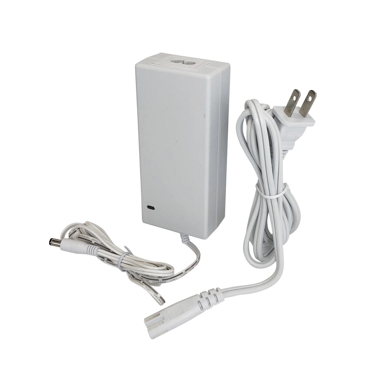 Picture of Nora Lighting NAPK-560W-12 12V 60W Cord Direct Plug-in Tabletop Driver, White