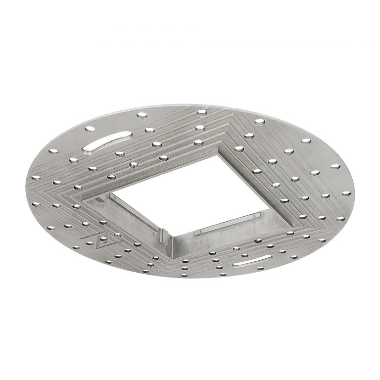 Nora Lighting NIO-TLMR-4PS 4 in. Lolite PLUS Square Trimless Mud Ring, White