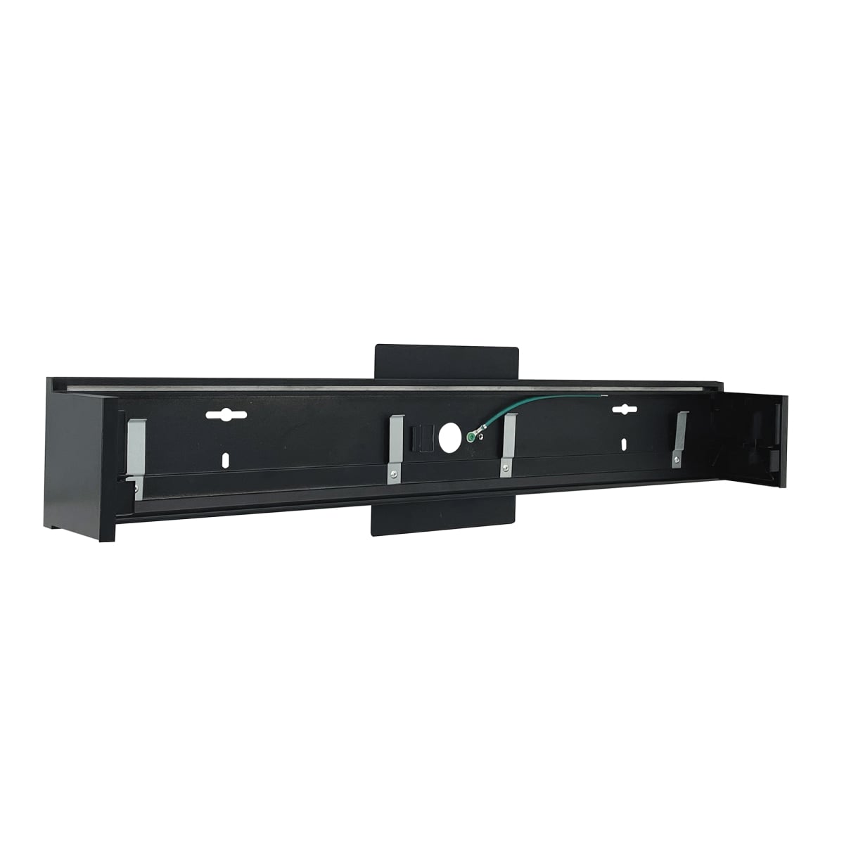 Nora Lighting NLUD-2WMB 2 ft. Nlud 2 Linear Wall Mount Kit, Black