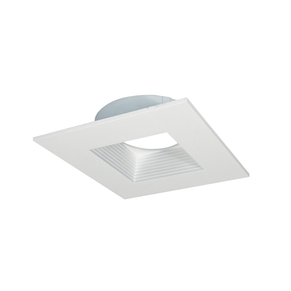 Nora Lighting NM4-SDTMPW Square Baffle Trim for NM4-RDC, Matte Powder White