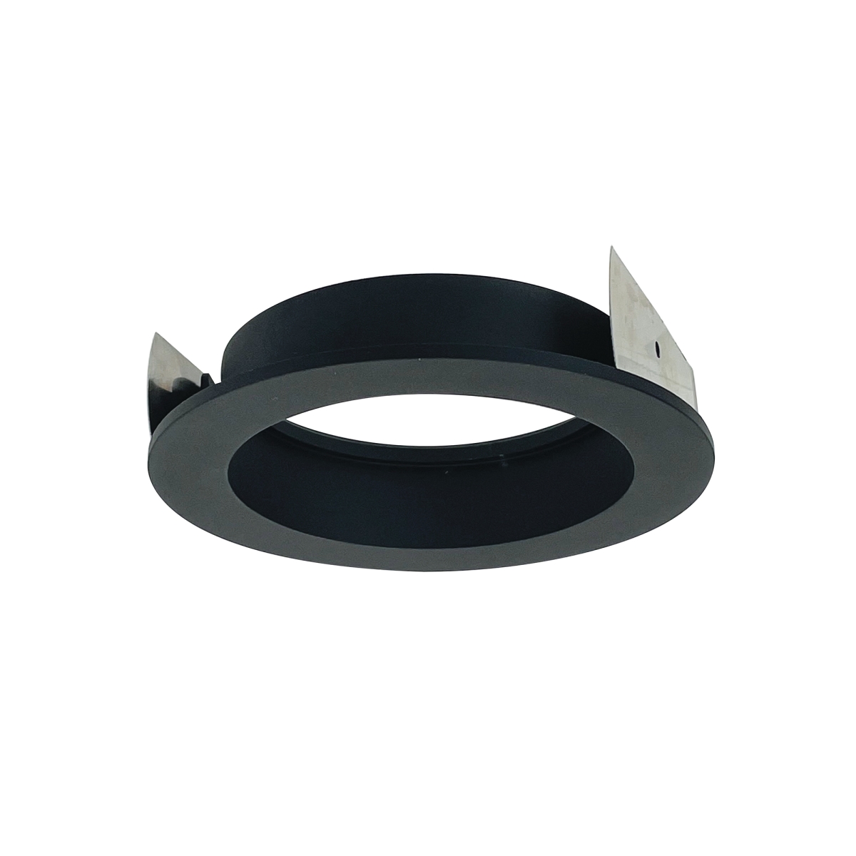 Nora Lighting NIO-4RTFABB 4 in. Iolite Trimless to Flanged Converter Accessory, Black
