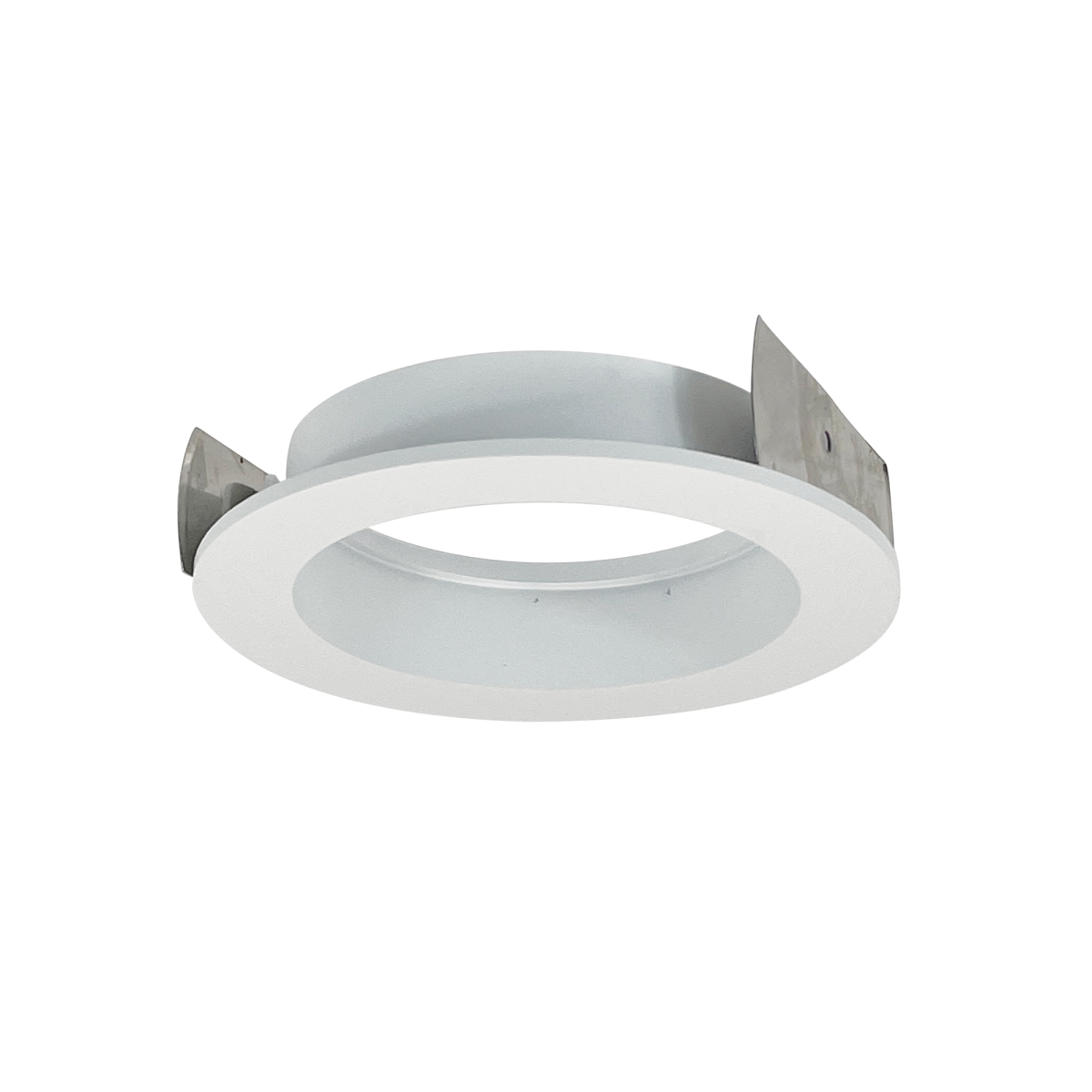 Nora Lighting NIO-4RTFAMPW 4 in. Iolite Trimless to Flanged Converter Accessory, Matte Powder White