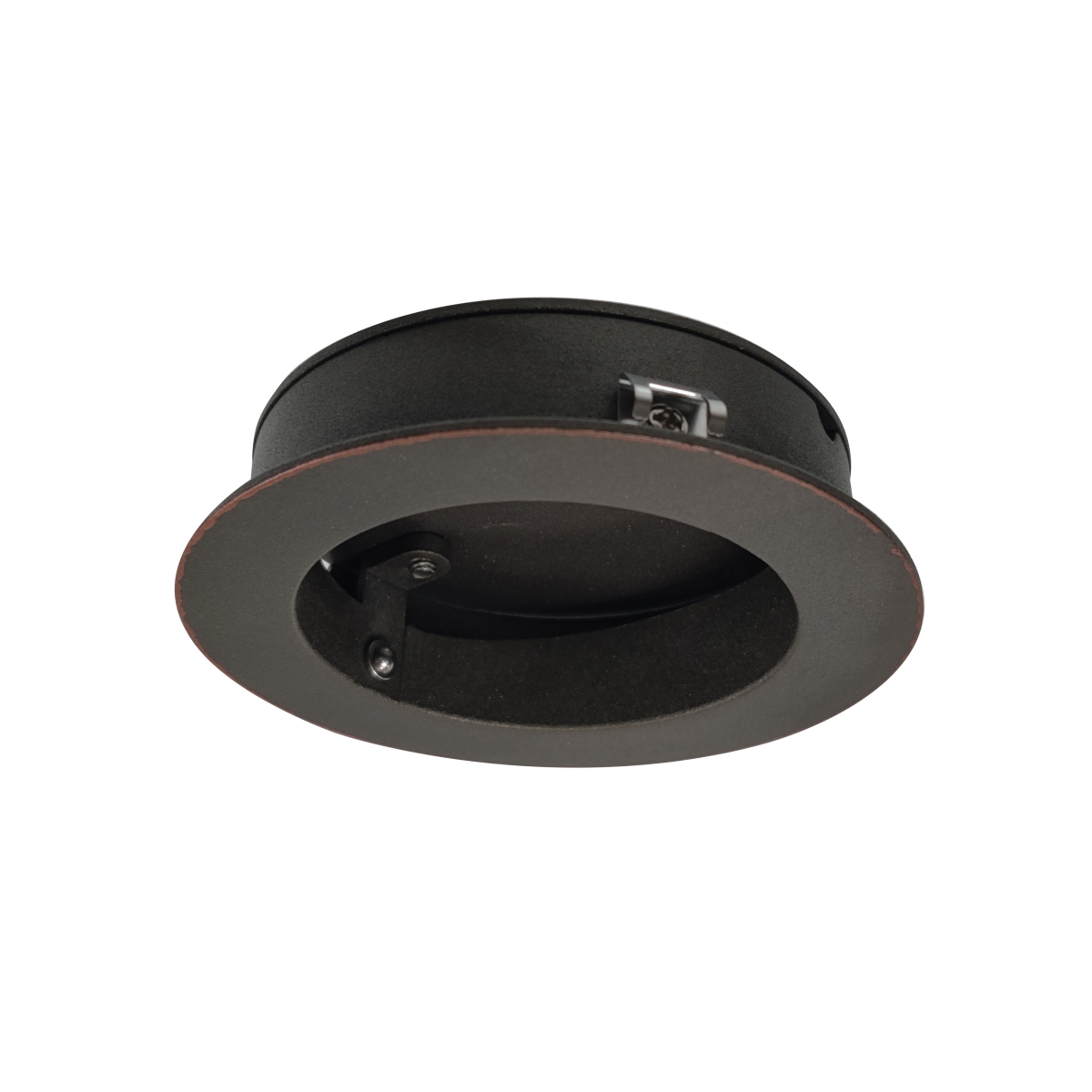 Picture of Nora Lighting NMP-ARECBZ Adjustable LED Puck Light Recessed Mounting Bracket, Bronze
