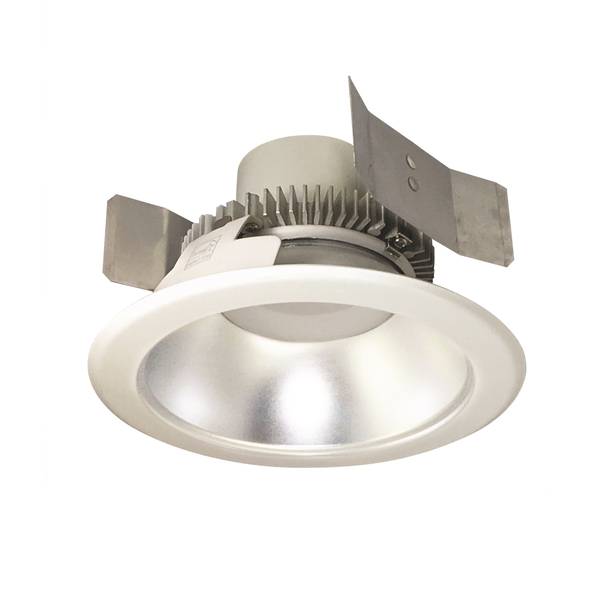 Picture of Nora Lighting NLCBC2-55130DW-10 5 in. 12W 3000K 1000 Lumen Cobalt Click LED Retrofit Round Diffused Clear Reflector & White Flange Recessed Light