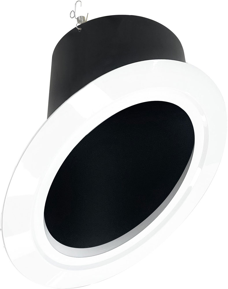 Nora Lighting NTM-616-45B 6 in. Super-Sloped Reflector Trim, Black