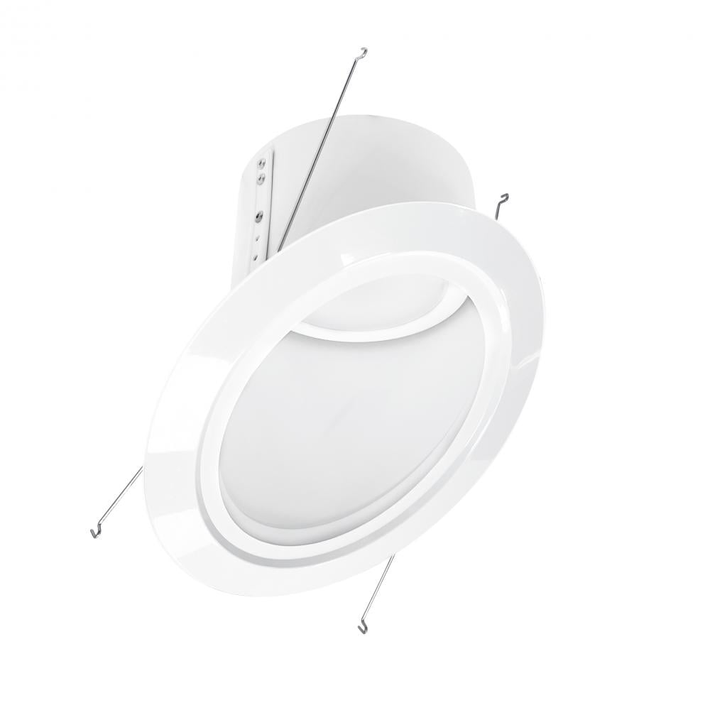 LED Retrofit Reflector - White - 6 in. - 1100 Lumens - Super Sloped