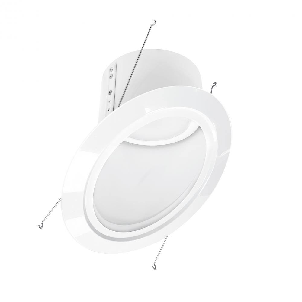 LED Retrofit Reflector - White - 6 in. - 1100 Lumens - Energy Efficient