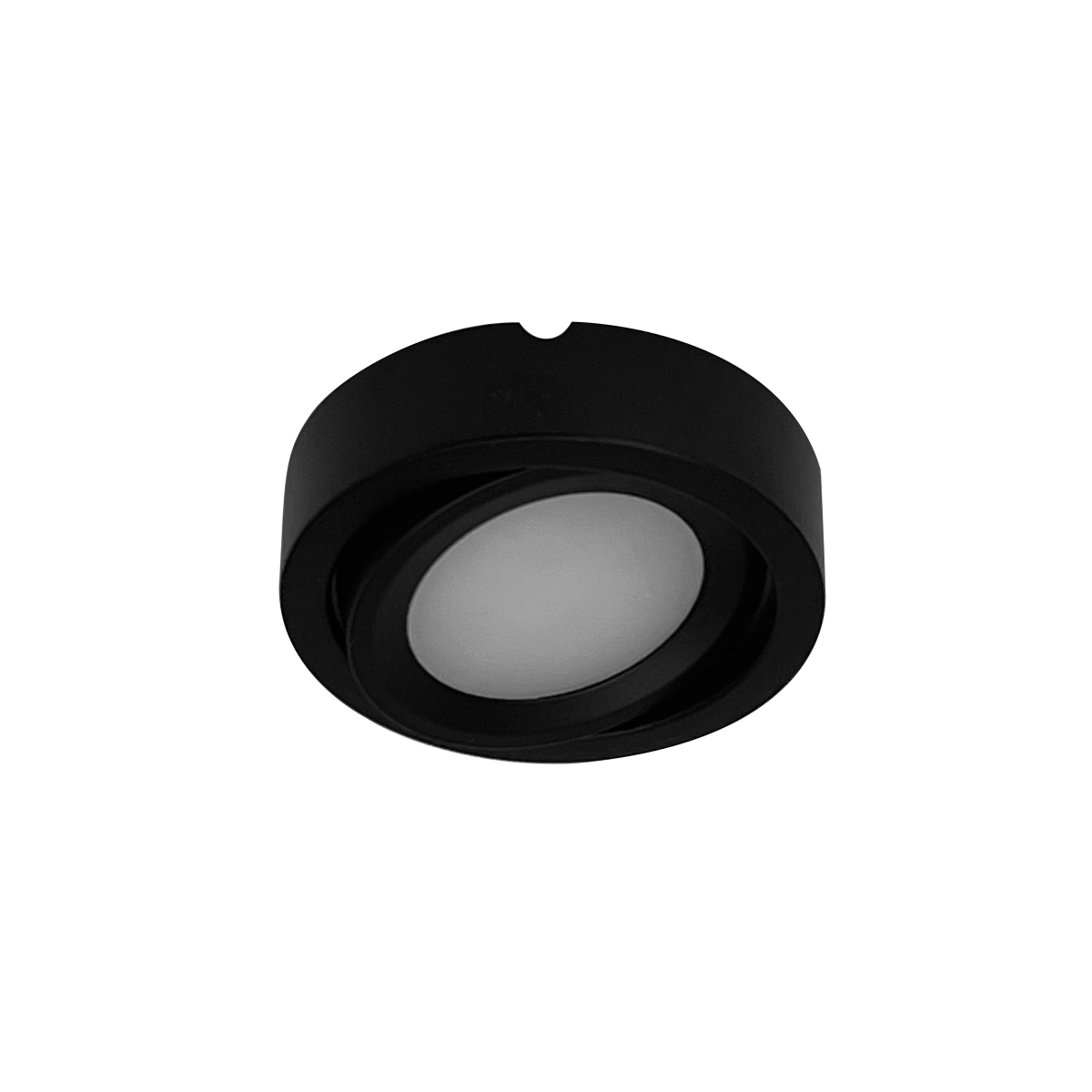 Nora Lighting NMP2-A30B 24V Josh Adjustable LED Puck Light, 300lm & 3000K, Black