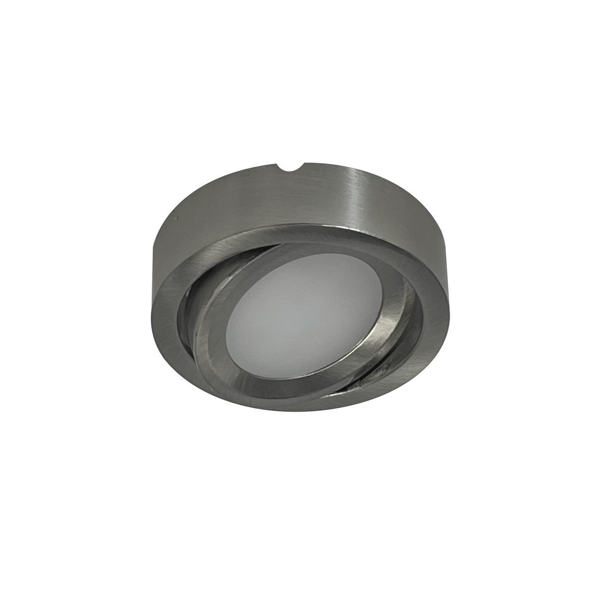 Nora Lighting NMP2-A40BN 24V Josh Adjustable LED Puck Light, 300lm & 4000K, Brushed Nickel