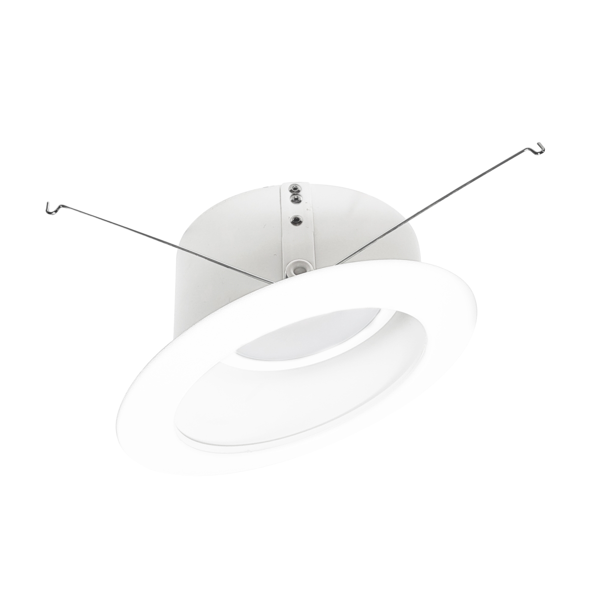 Picture of Nora Lighting NLRS-611L1TWW 6 in. 13W 1200 Lumens Sloped LED Retrofit Reflector&#44; White Reflector & White Flange