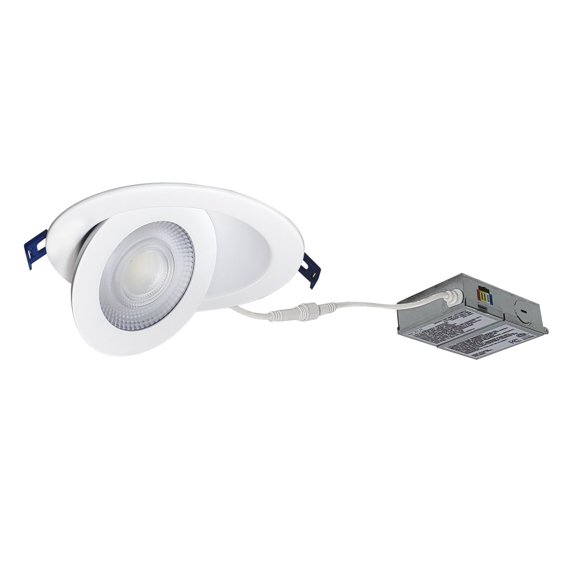 Picture of Nora Lighting NMC-6RTWMPW 6 in. 1300 Lumen 13W M-Curve Can-Less Adjustable LED Downlight&#44; Matte Powder White
