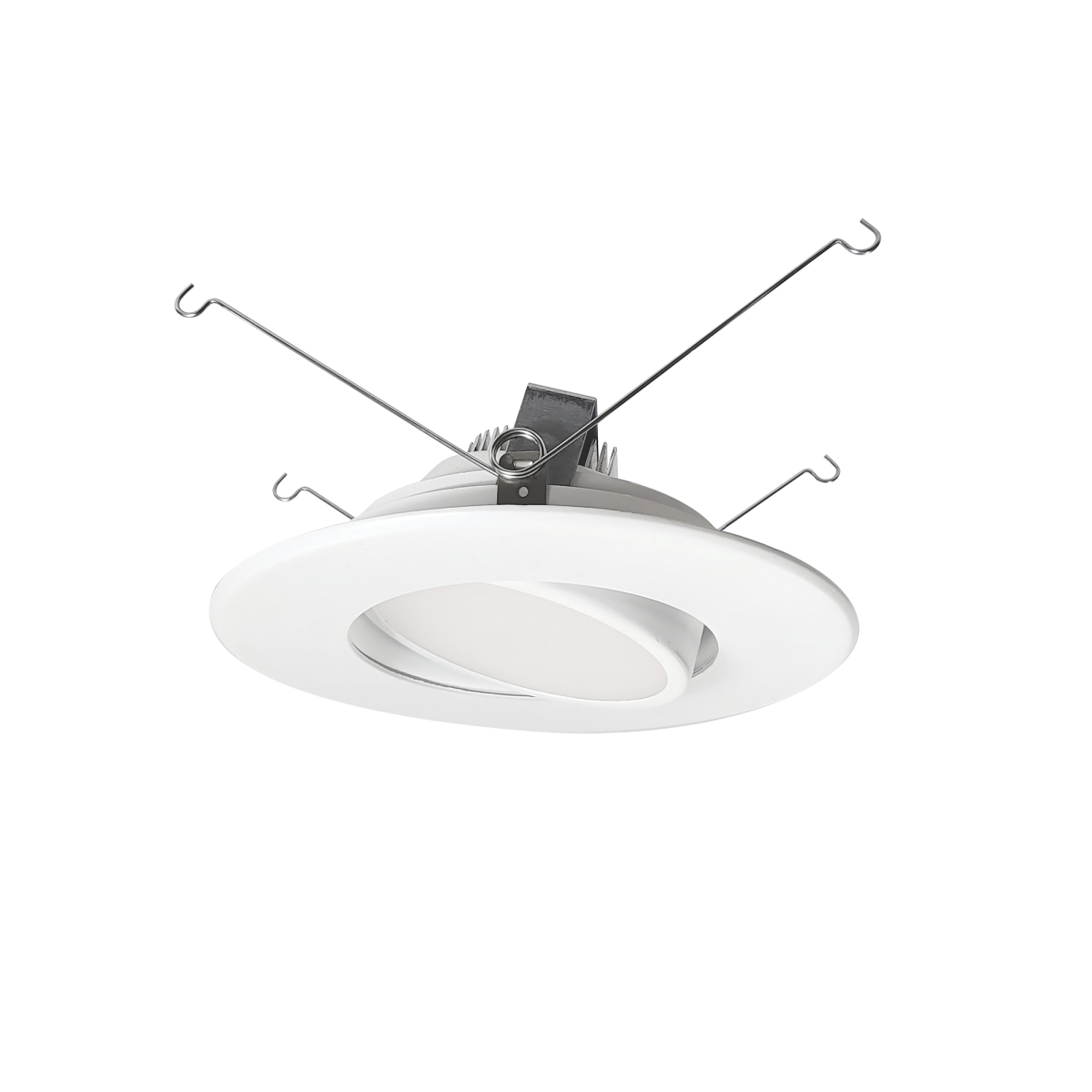 Adjustable LED Retrofit Downlight - White Finish - 1050 lm - 14.5W - Selectable CCT
