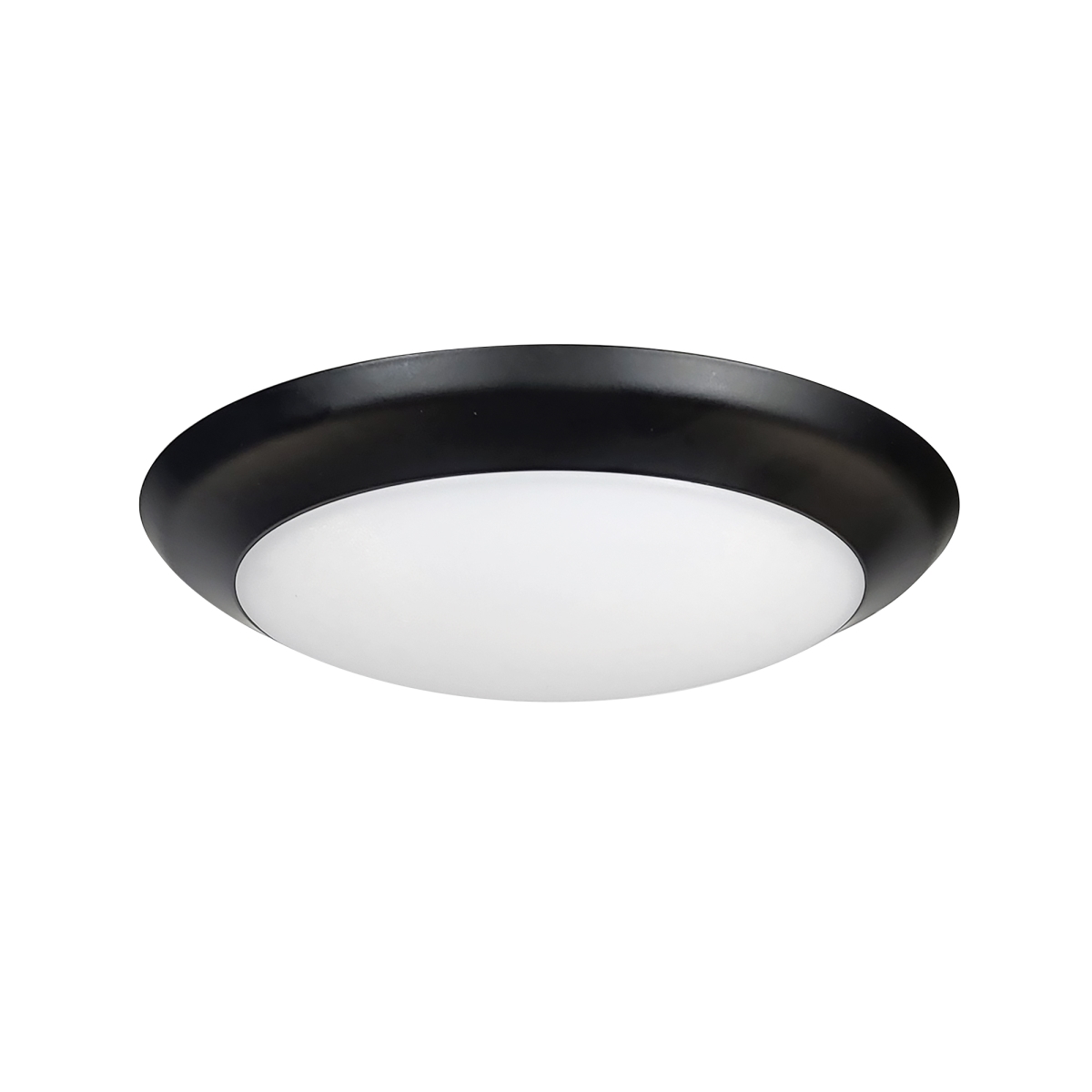 6in. LED Surface Mount Fixture - Black - 1100 Lumen - Dimmable