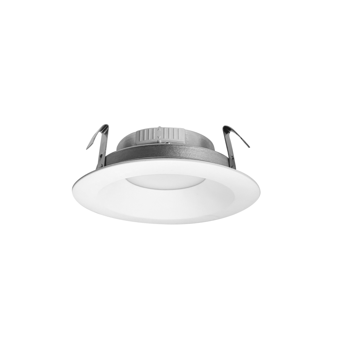 LED Retrofit Downlight - Matte Powder White - 4 in. - Pack of 12 - Selectable CCT