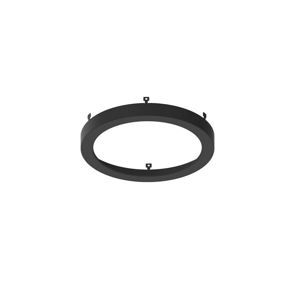 Nora Lighting NELO-6RB 6 in. Decorative Metal Ring - Black