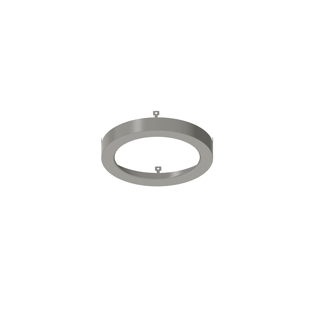 Nora Lighting NELO-4RBN 4 in. Decorative Metal Ring - Brushed Nickel